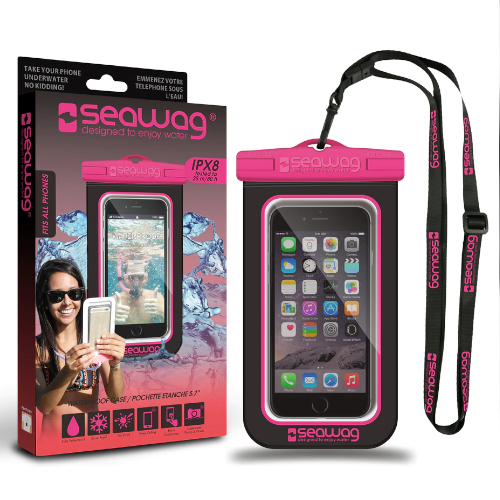 SEAWAG Bolsa Estanque p/ Smartphone - Preto/Rosa